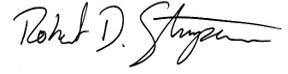 Robert Stimpson Signature